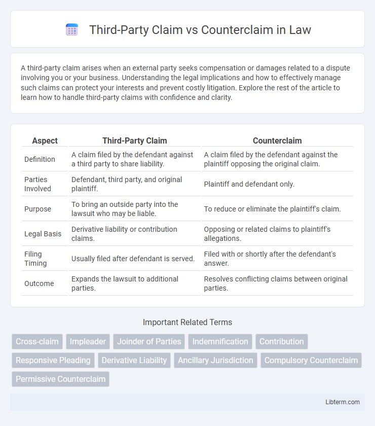 Counterclaim vs Third-Party Claim in Law - What is The Difference?