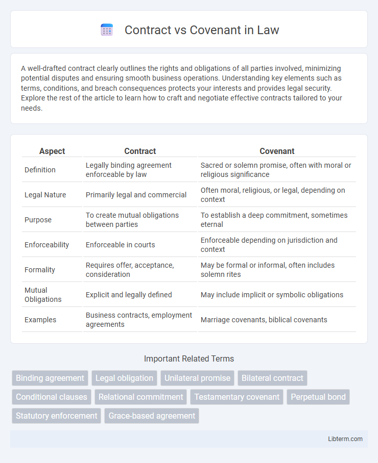 Covenant vs Contract in Law - What is The Difference?