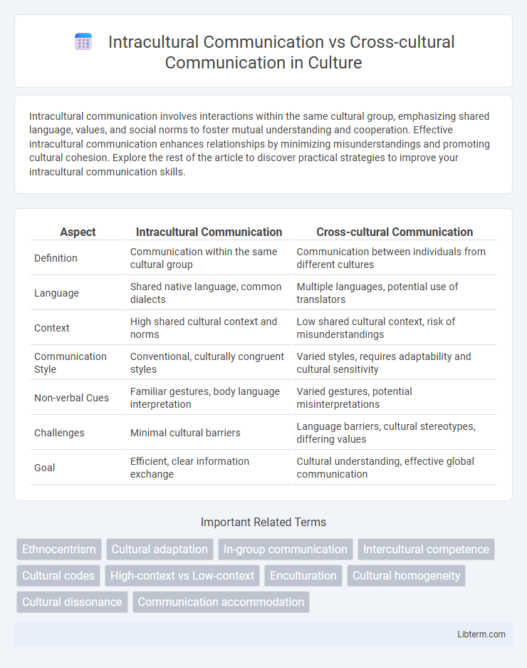Cross-cultural Communication vs Intracultural Communication in Culture - What is The Difference?