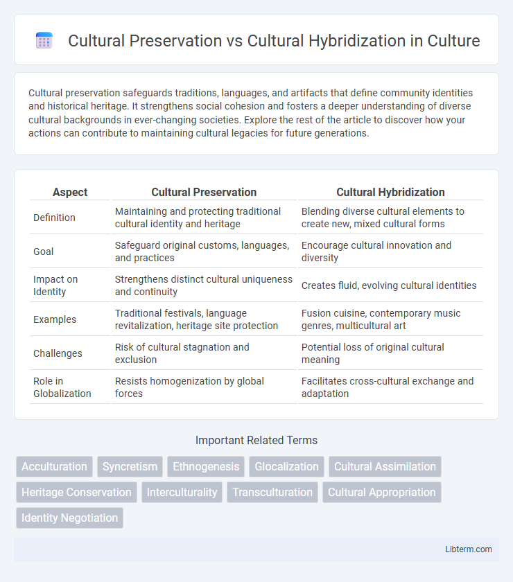 Cultural Hybridization vs Cultural Preservation in Culture - What is The Difference?