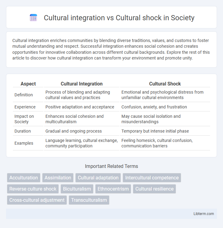 Cultural shock vs Cultural integration in Society - What is The Difference?