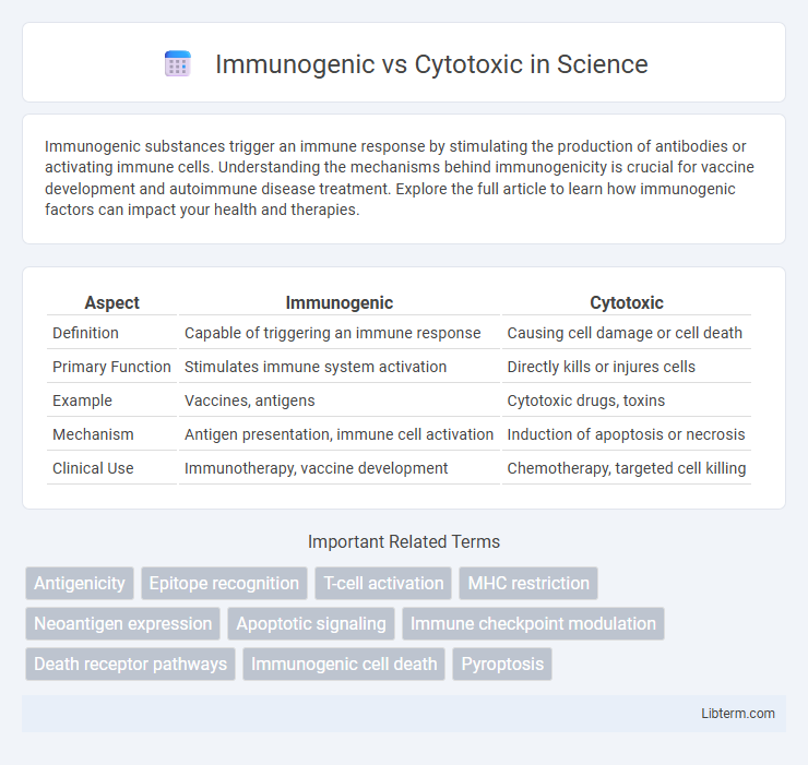 Cytotoxic vs Immunogenic in Science - What is The Difference?