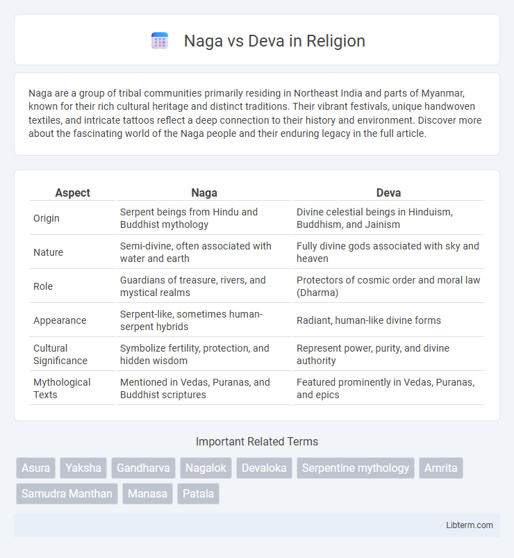 Deva vs Naga in Religion - What is The Difference?