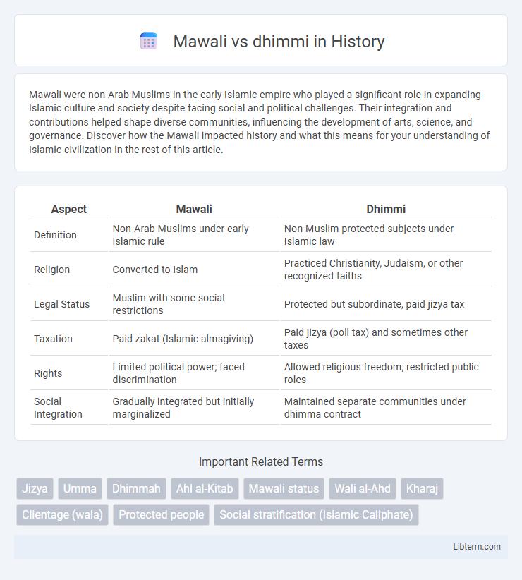 dhimmi vs Mawali in History - What is The Difference?