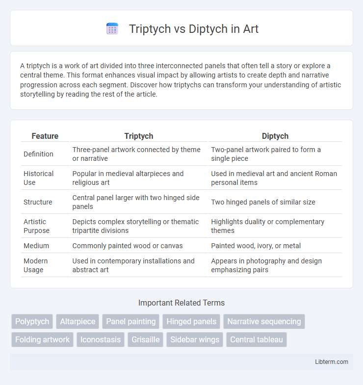 Diptych vs Triptych in Art - What is The Difference?