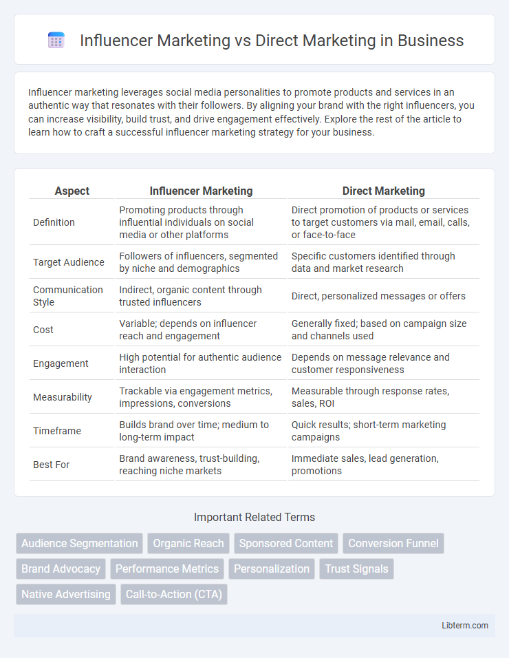 Direct Marketing vs Influencer Marketing in Business - What is The Difference?