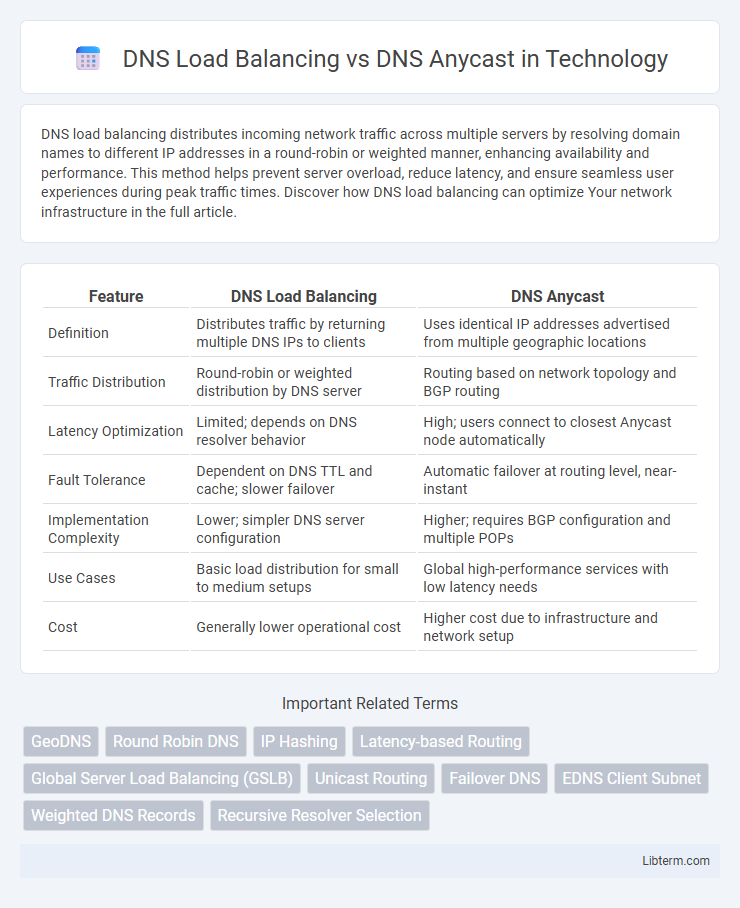 DNS Anycast vs DNS Load Balancing in Technology - What is The Difference?