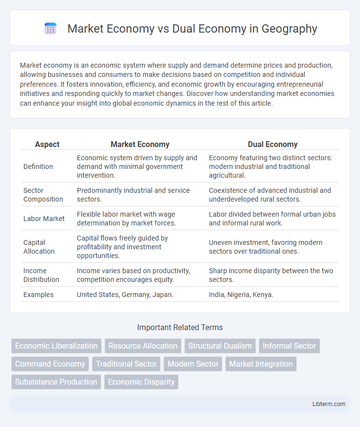 Dual Economy vs Market Economy in Geography - What is The Difference?