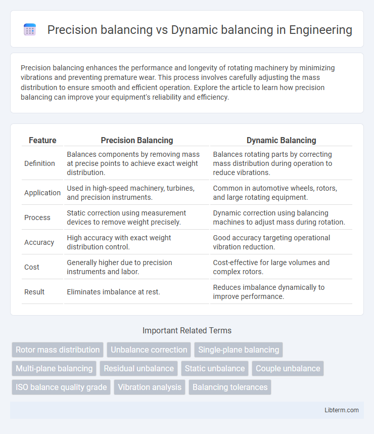 Dynamic balancing vs Precision balancing in Engineering - What is The Difference?