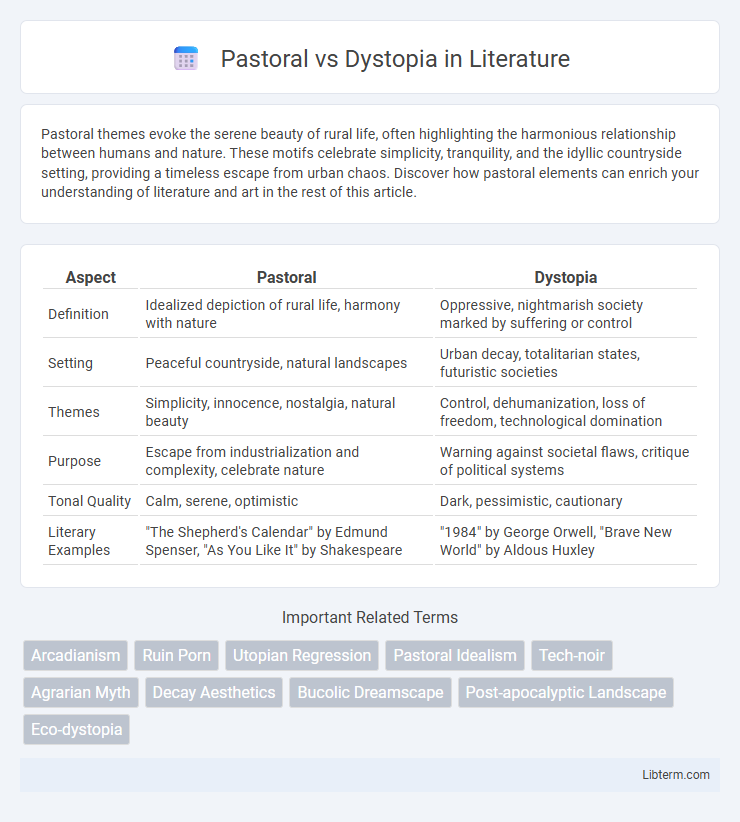Dystopia vs Pastoral in Literature - What is The Difference?