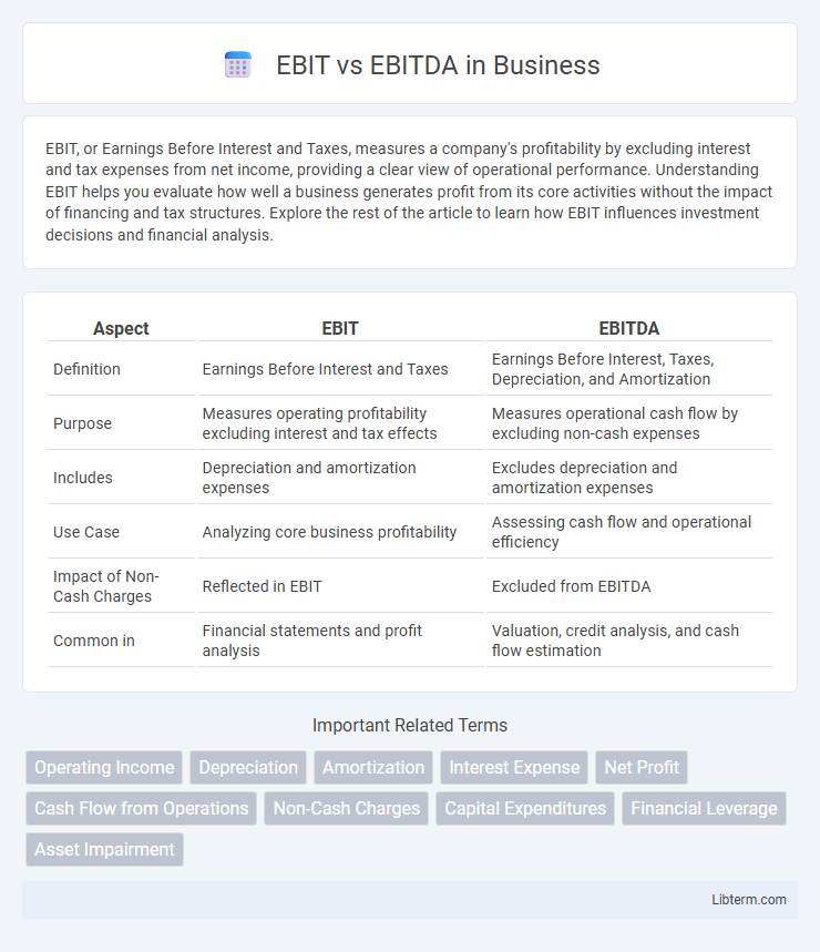 EBITDA vs EBIT in Business - What is The Difference?