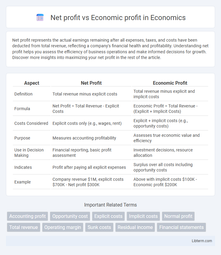 Economic profit vs Net profit in Economics - What is The Difference?