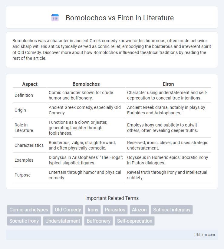 Eiron vs Bomolochos in Literature - What is The Difference?