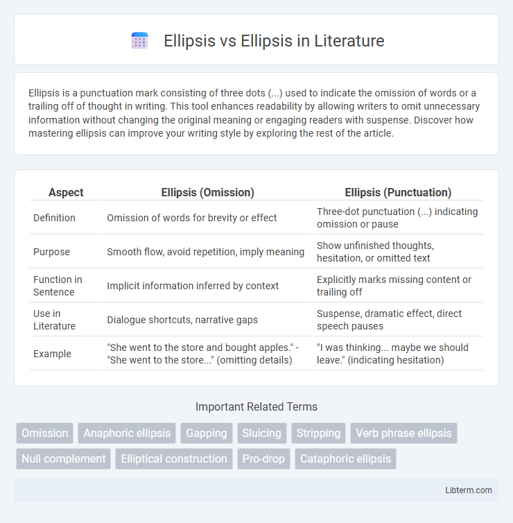 Ellipsis vs Ellipsis in Literature - What is The Difference?
