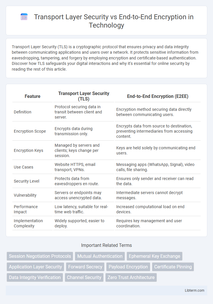 End-to-End Encryption vs Transport Layer Security in Technology - What is The Difference?