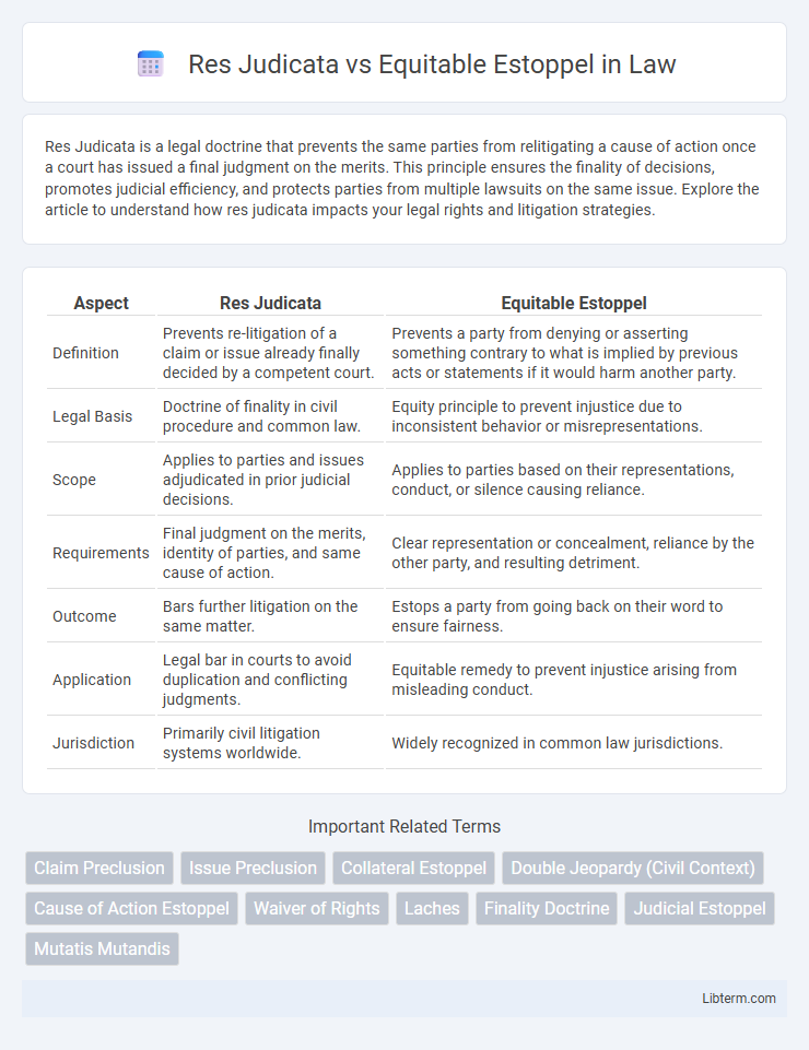 Equitable Estoppel vs Res Judicata in Law - What is The Difference?