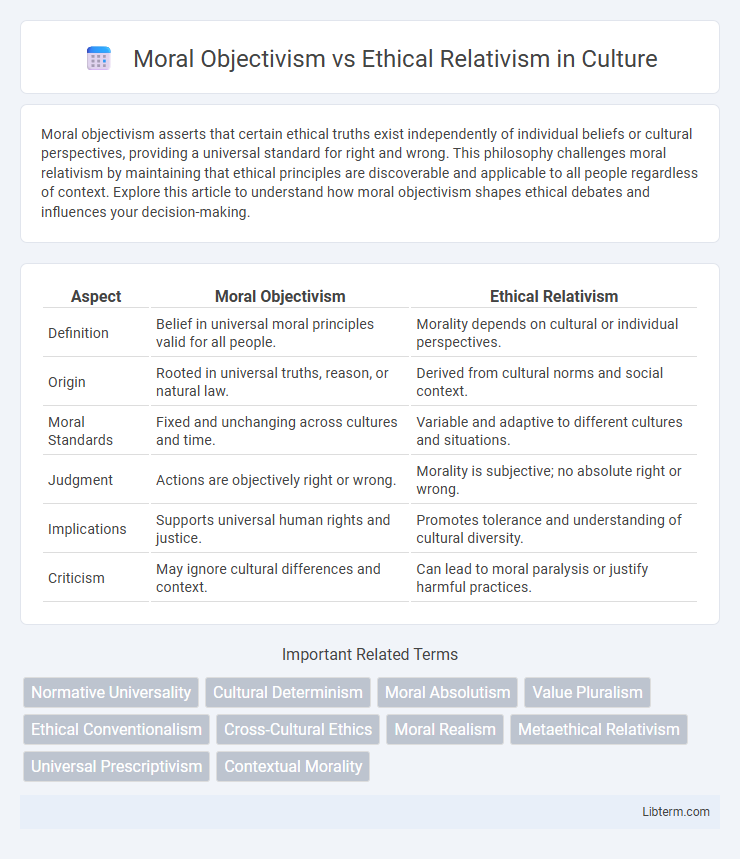 Ethical Relativism vs Moral Objectivism in Culture - What is The Difference?