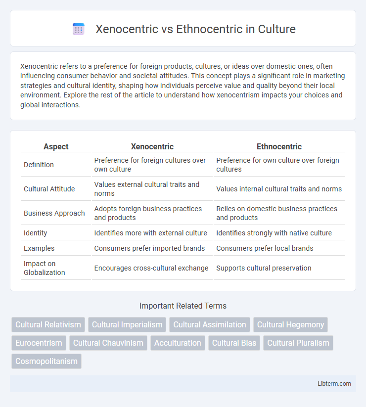 Ethnocentric vs Xenocentric in Culture - What is The Difference?