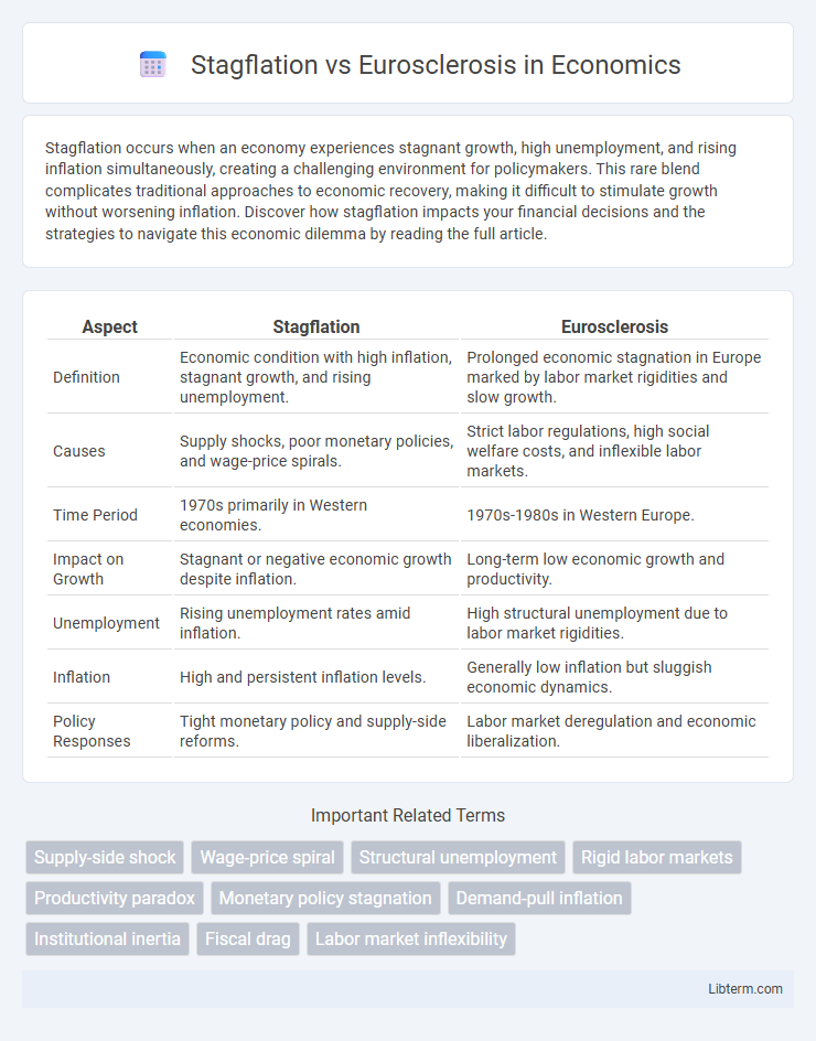 Eurosclerosis vs Stagflation in Economics - What is The Difference?