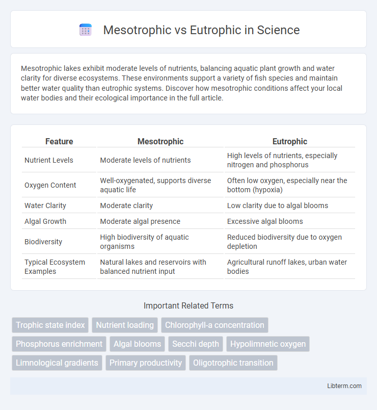 Eutrophic vs Mesotrophic in Science - What is The Difference?