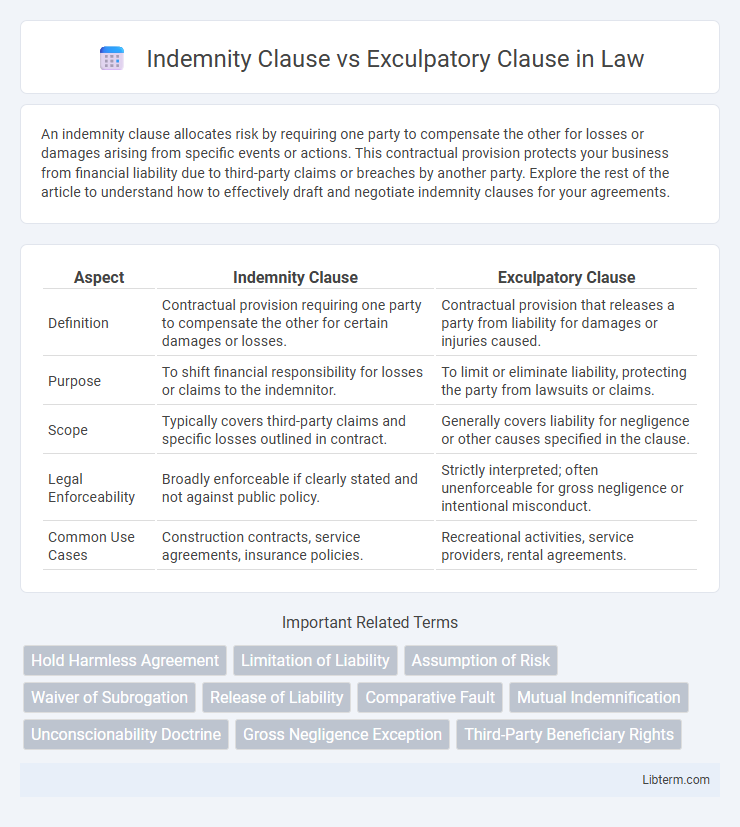 Exculpatory Clause vs Indemnity Clause in Law - What is The Difference?