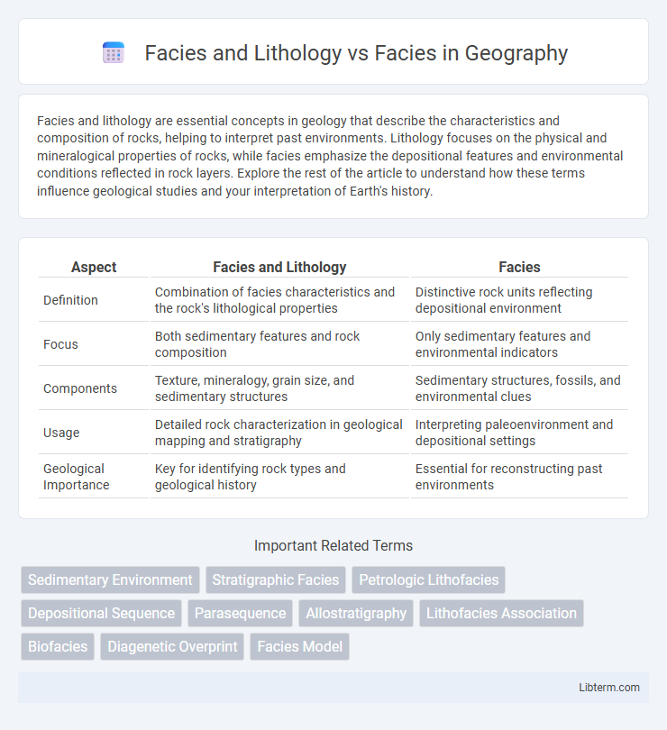 Facies vs Facies and Lithology in Geography - What is The Difference?