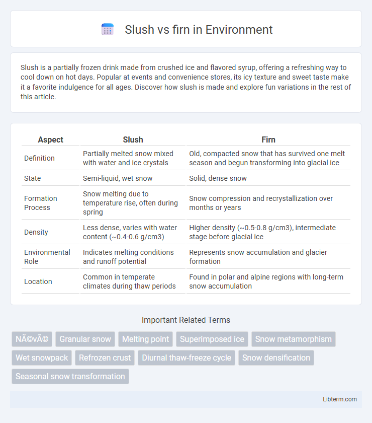 firn vs Slush in Environment - What is The Difference?