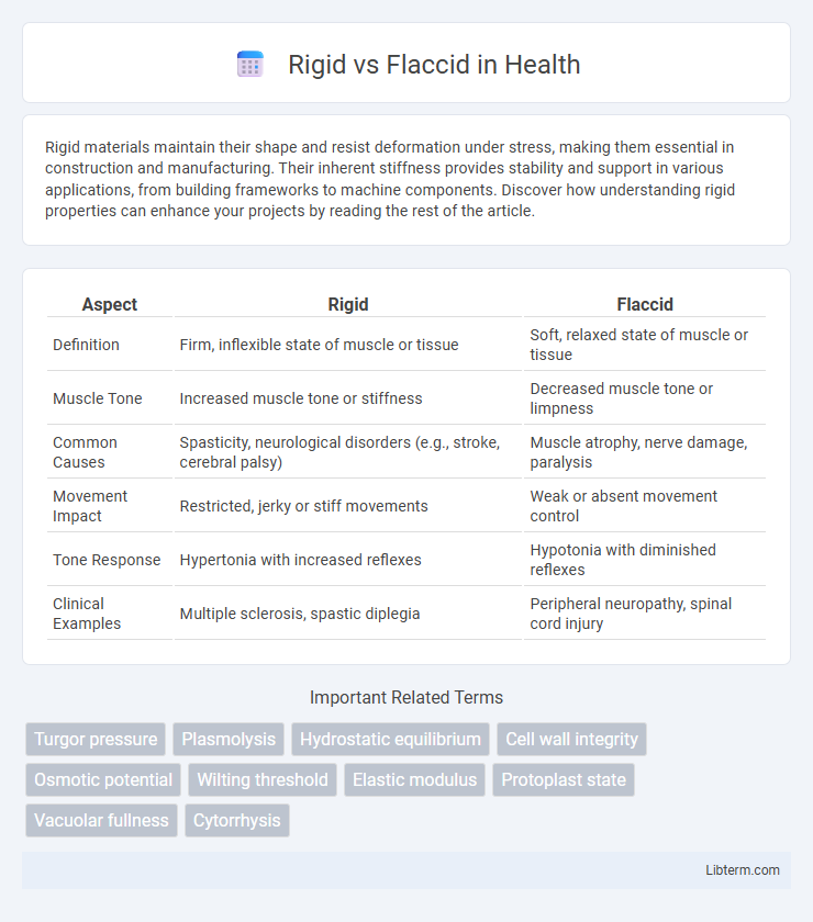 Flaccid vs Rigid in Health - What is The Difference?