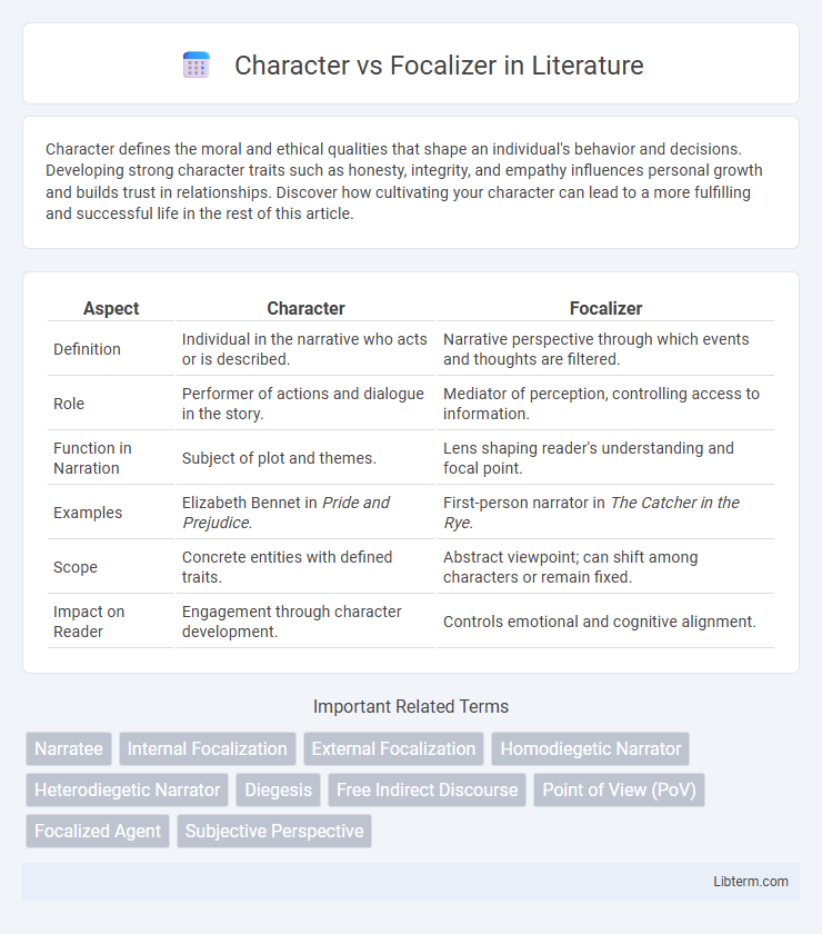 Focalizer vs Character in Literature - What is The Difference?