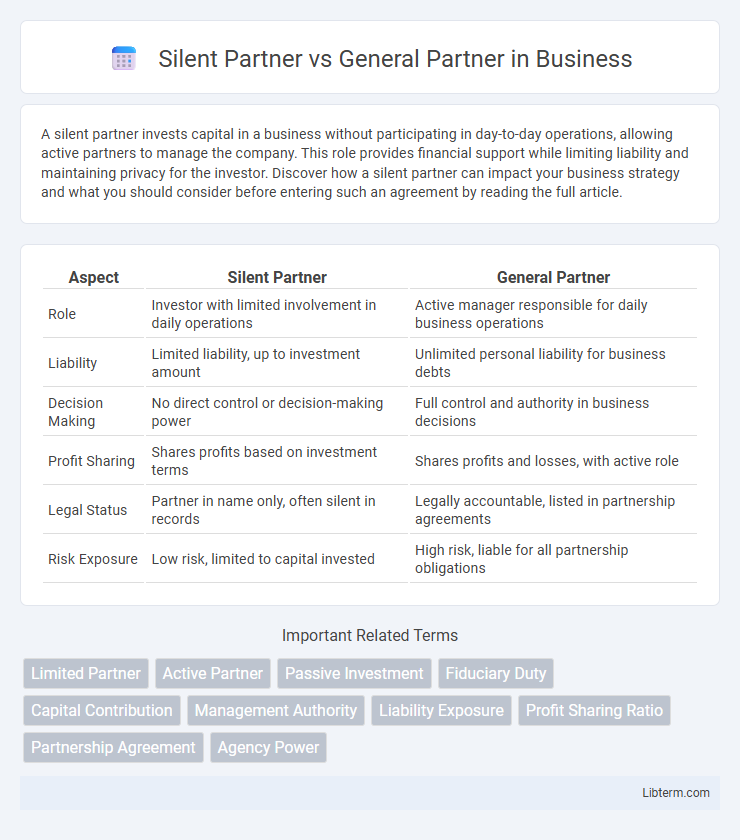 General Partner vs Silent Partner in Business - What is The Difference?