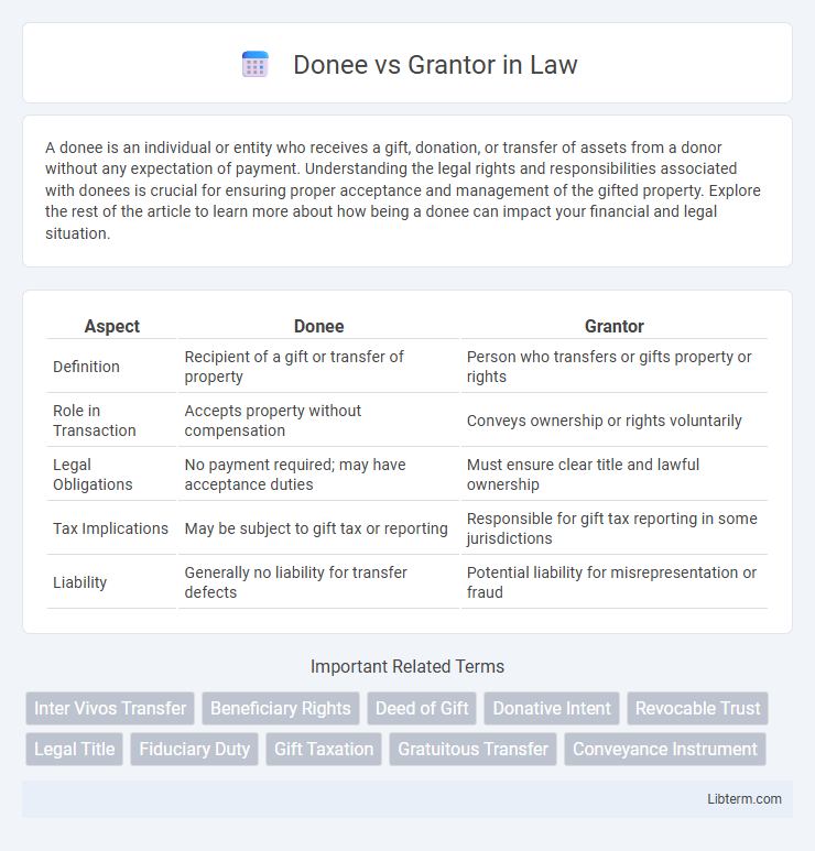 Grantor vs Donee in Law - What is The Difference?