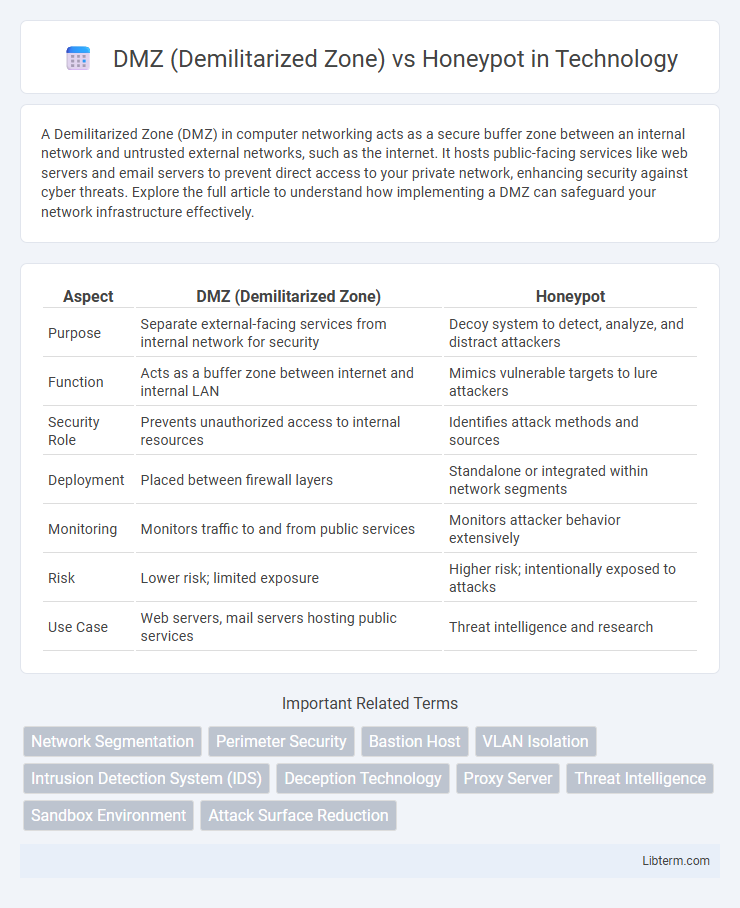 Honeypot vs DMZ (Demilitarized Zone) in Technology - What is The Difference?