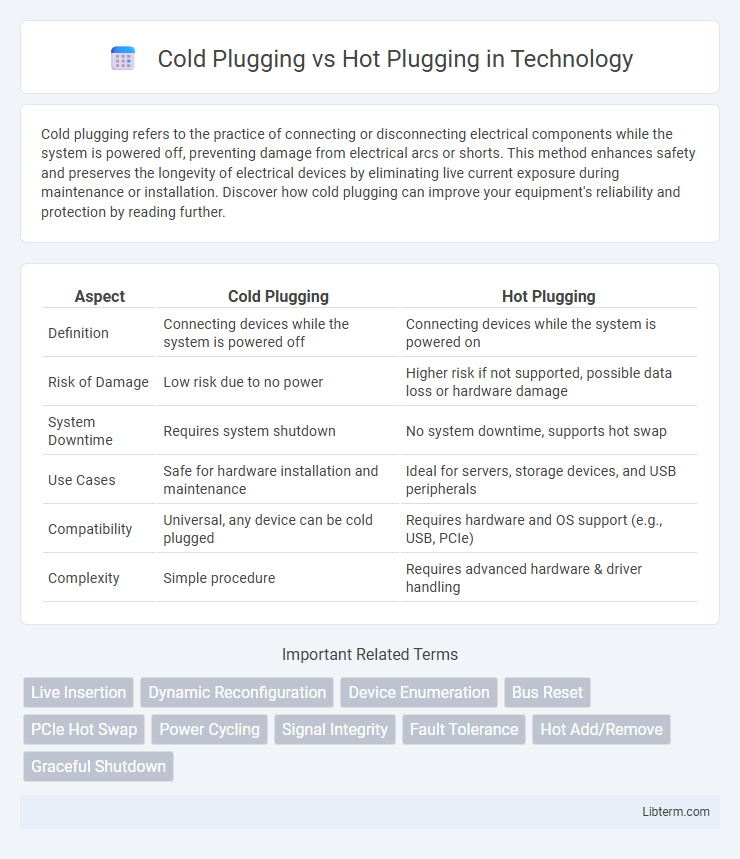 Hot Plugging vs Cold Plugging in Technology - What is The Difference?