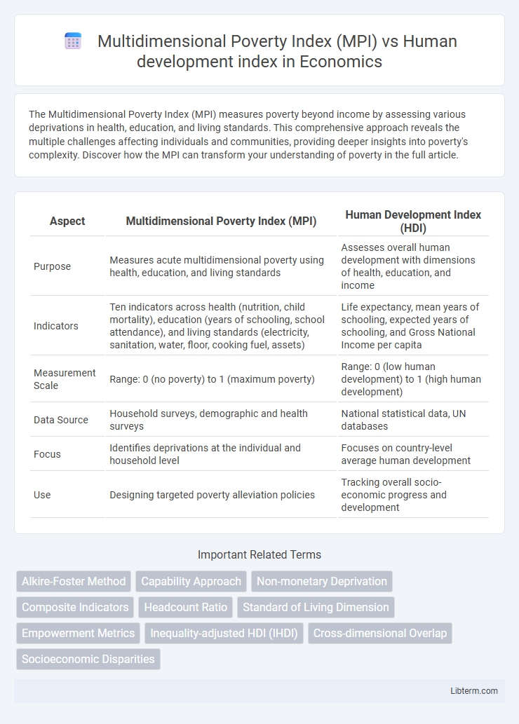 Human development index vs Multidimensional Poverty Index (MPI) in Economics - What is The Difference?