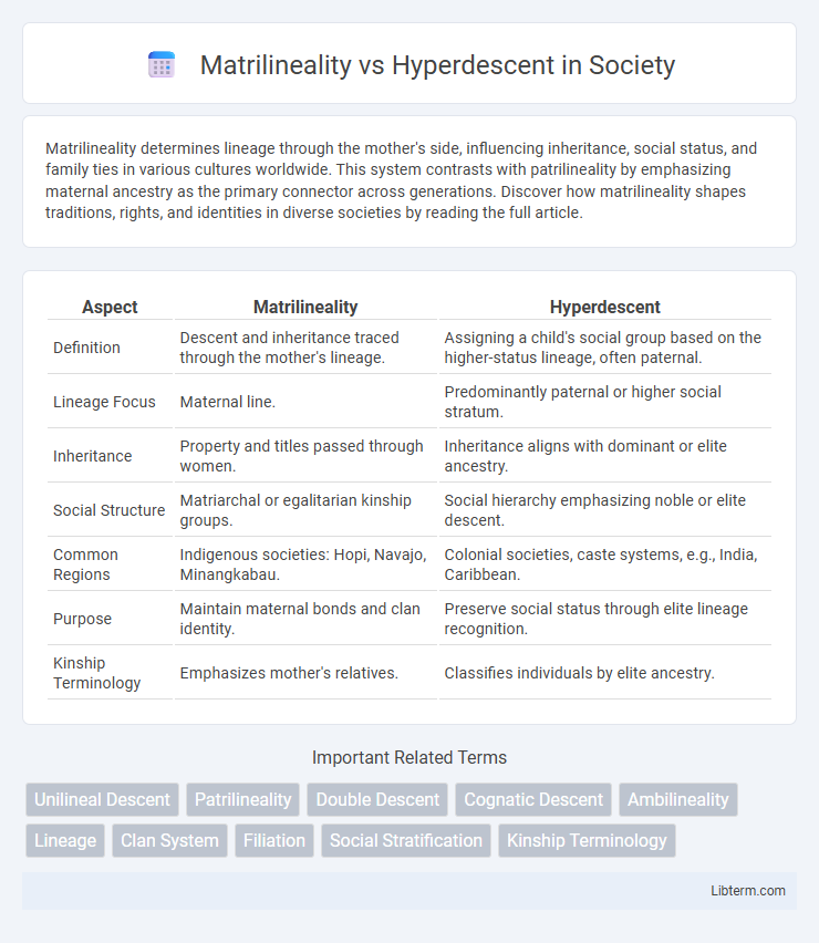 Hyperdescent vs Matrilineality in Society - What is The Difference?