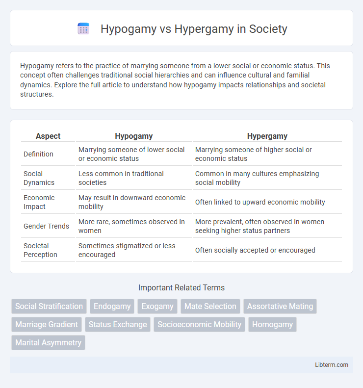 Hypergamy vs Hypogamy in Society - What is The Difference?
