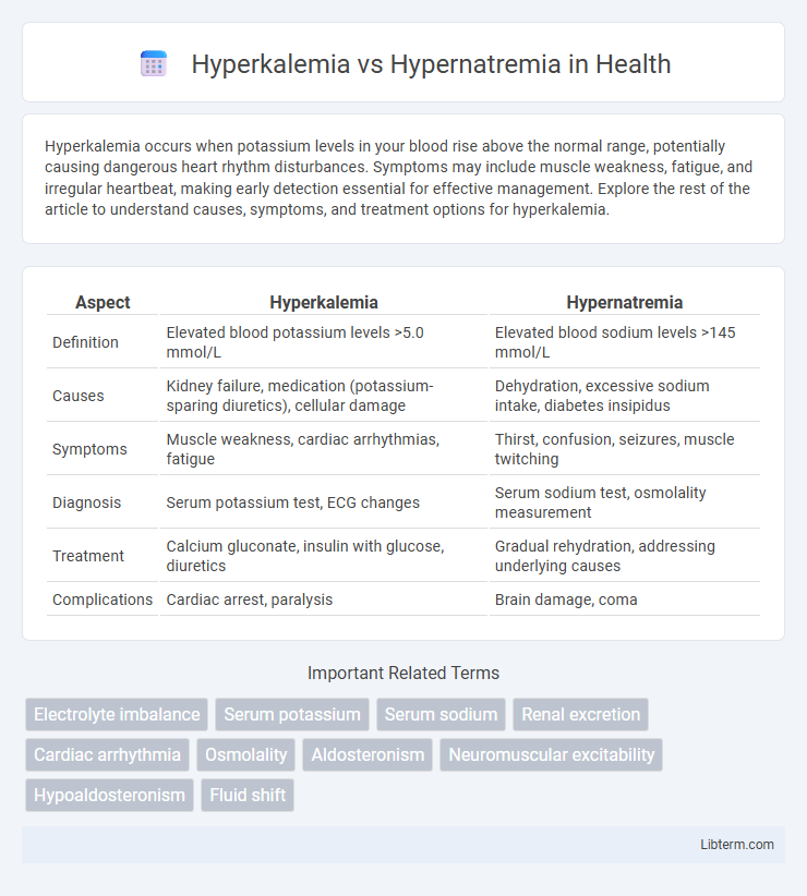Hypernatremia vs Hyperkalemia in Health - What is The Difference?