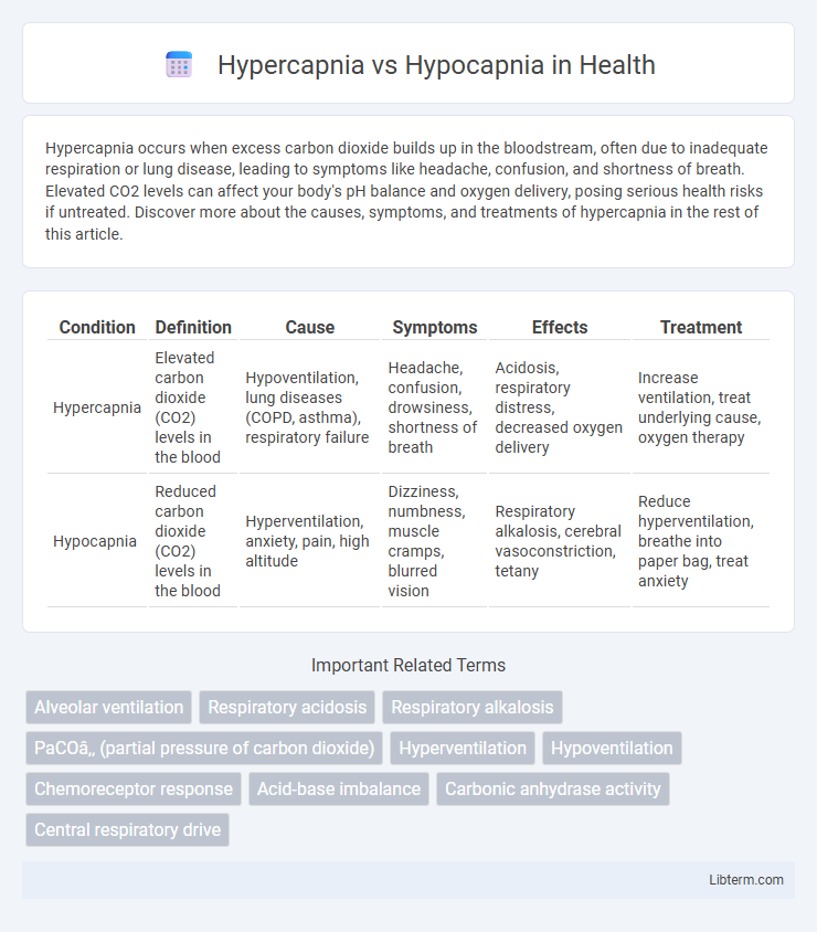 Hypocapnia vs Hypercapnia in Health - What is The Difference?