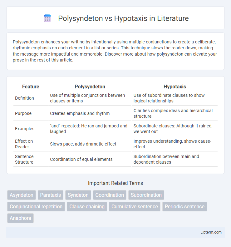Hypotaxis vs Polysyndeton in Literature - What is The Difference?