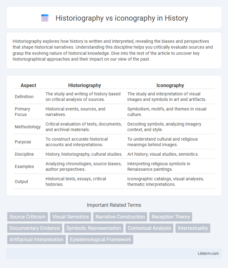 iconography vs Historiography in History - What is The Difference?