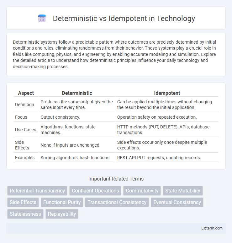 Idempotent vs Deterministic in Technology - What is The Difference?