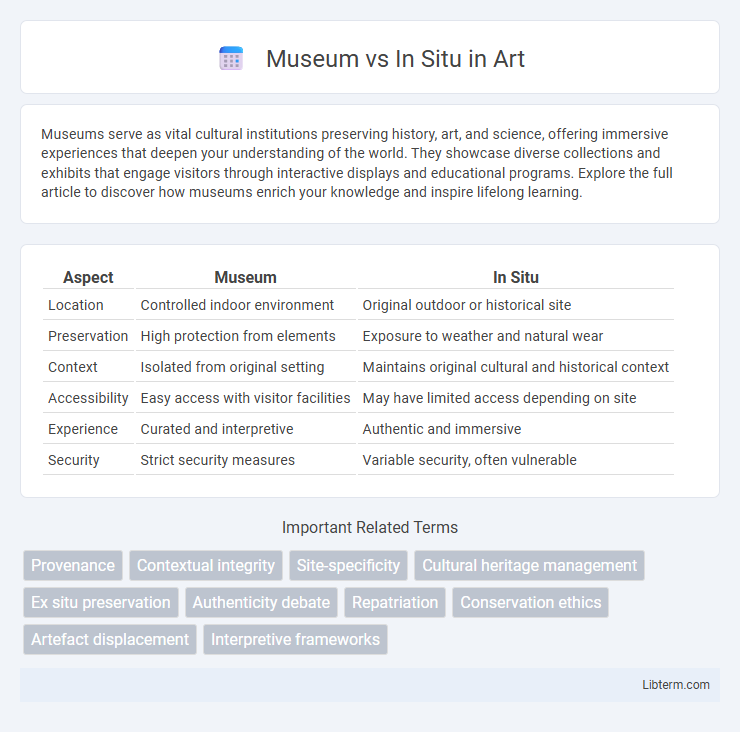 In Situ vs Museum in Art - What is The Difference?