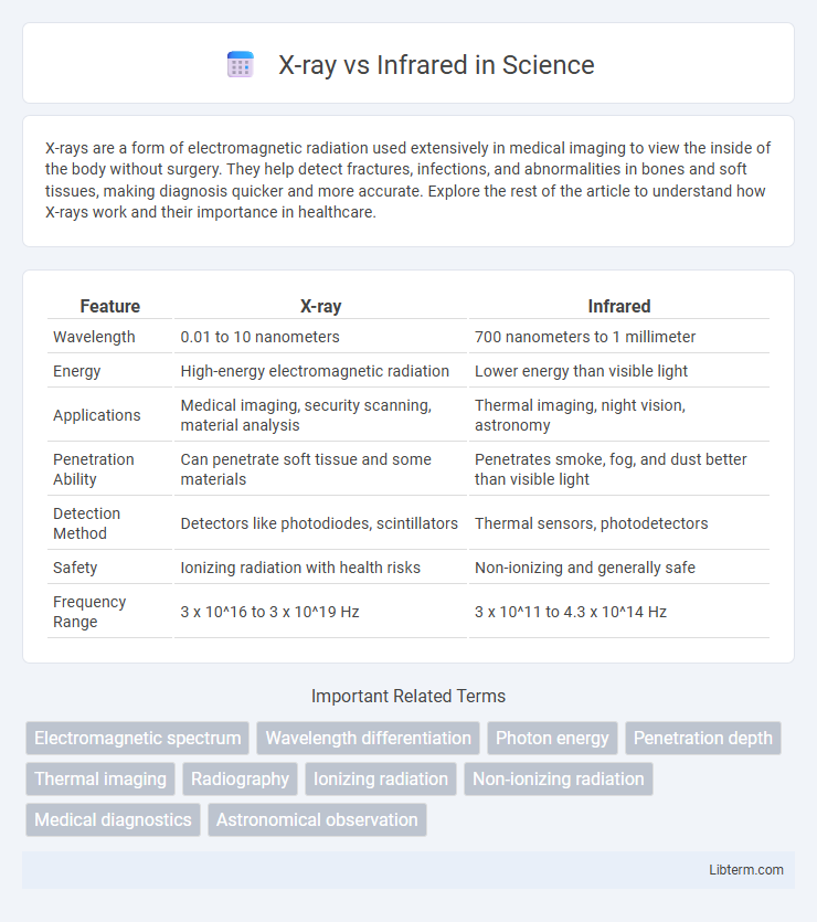 Infrared vs X-ray in Science - What is The Difference?