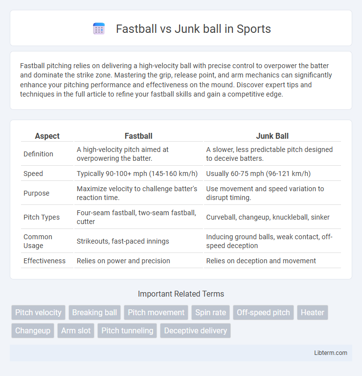 Junk ball vs Fastball in Sports - What is The Difference?