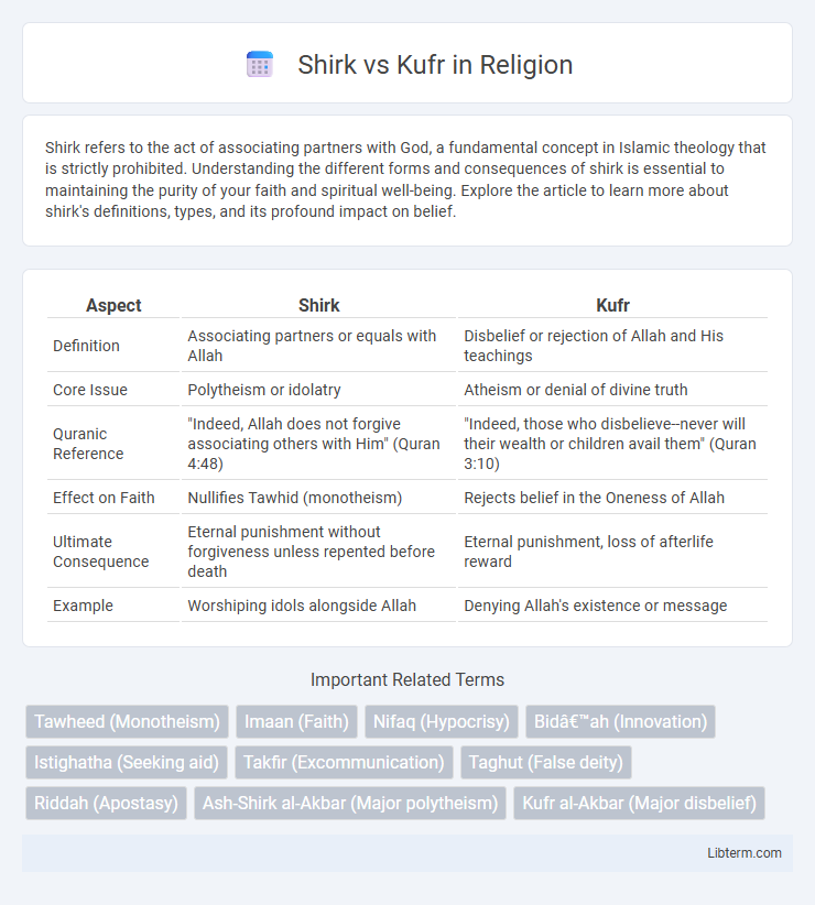 Kufr vs Shirk in Religion - What is The Difference?