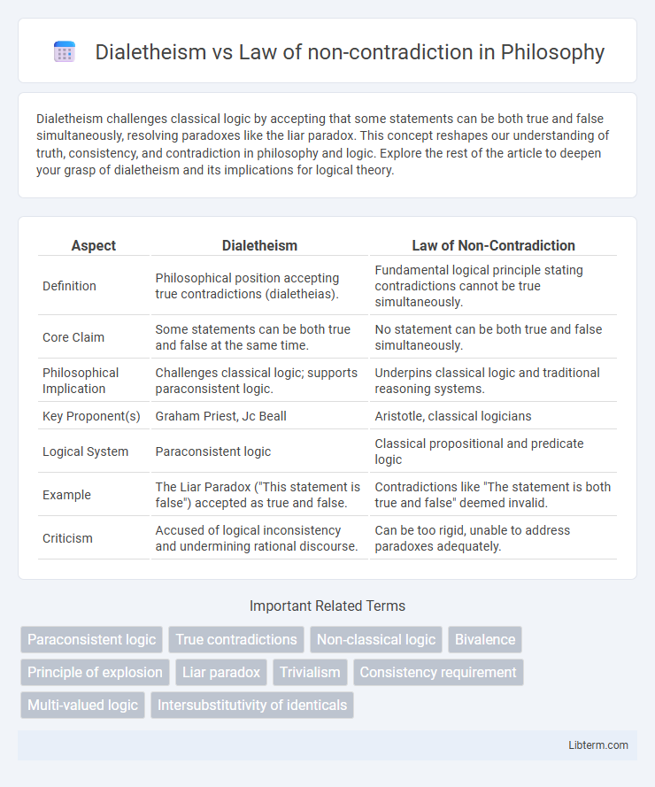 Law of non-contradiction vs Dialetheism in Philosophy - What is The Difference?