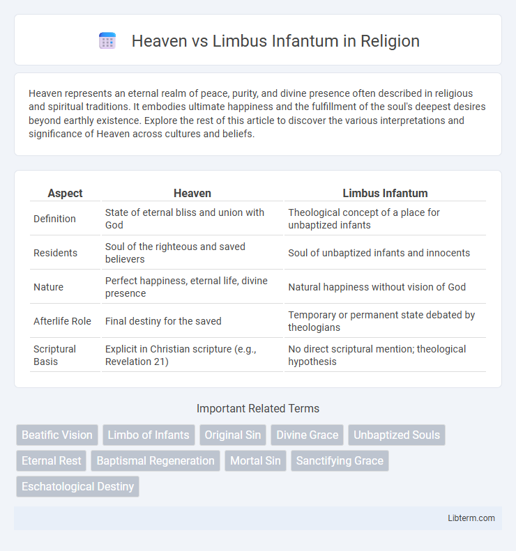 Limbus Infantum vs Heaven in Religion - What is The Difference?