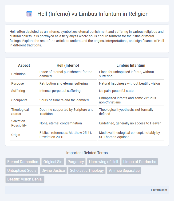 Limbus Infantum vs Hell (Inferno) in Religion - What is The Difference?