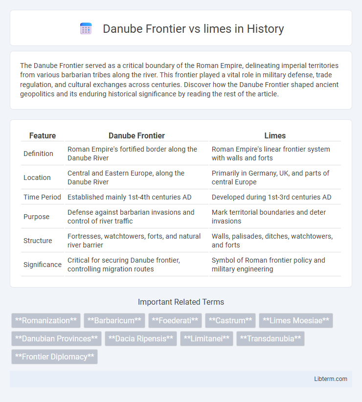 limes vs Danube Frontier in History - What is The Difference?