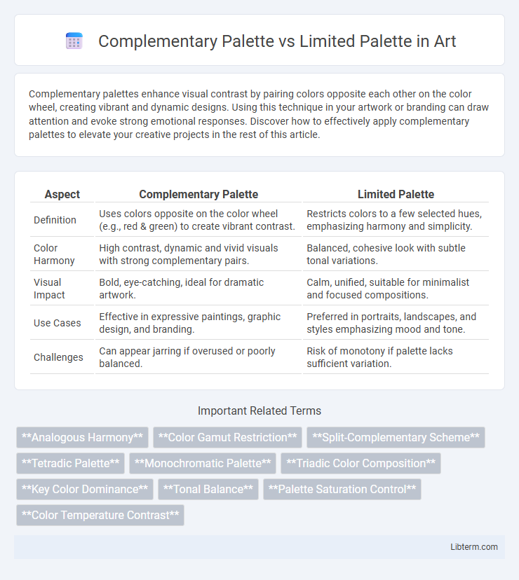 Limited Palette vs Complementary Palette in Art - What is The Difference?